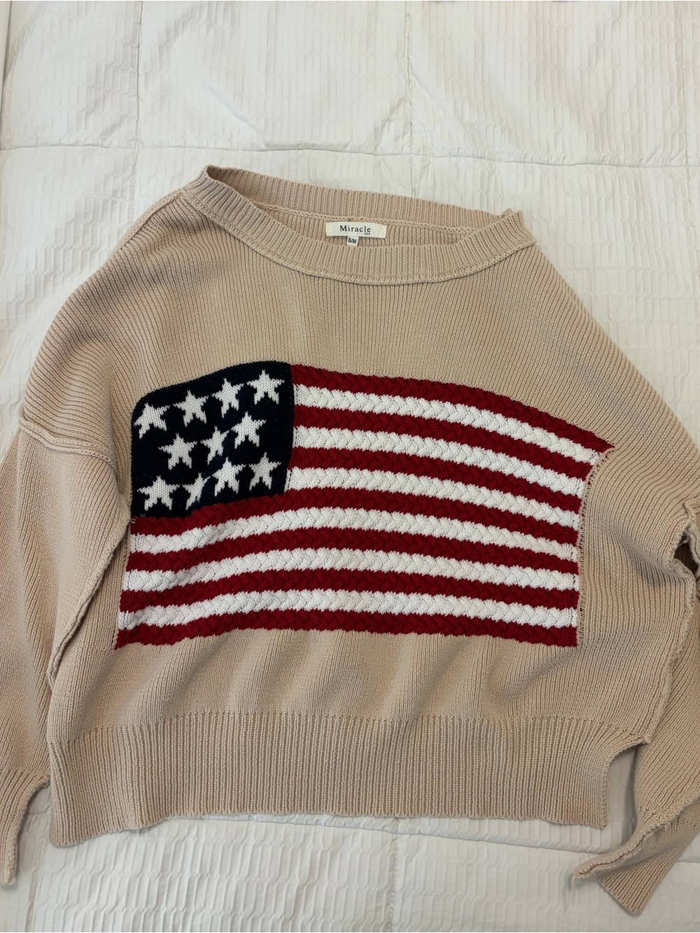 American flag sweater